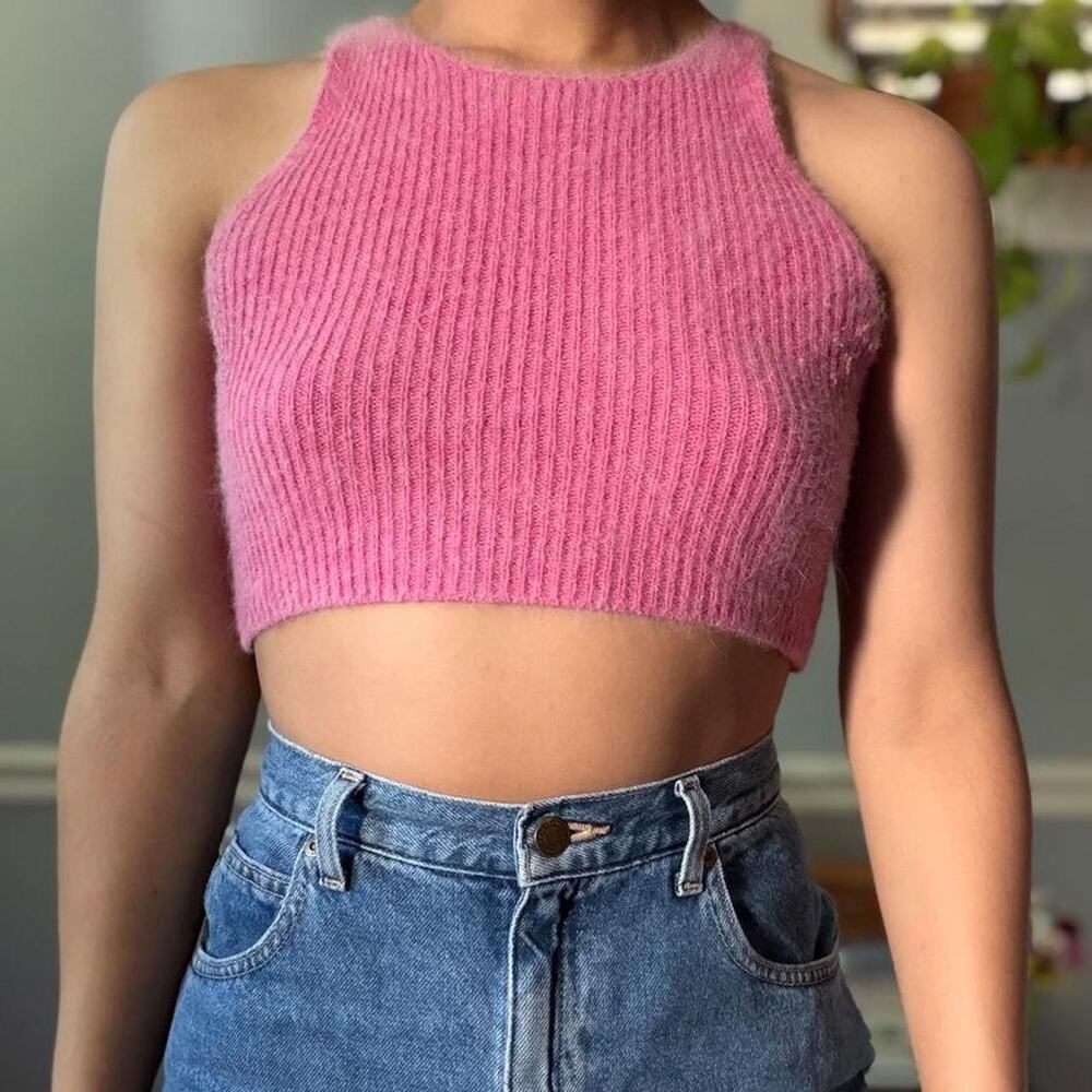 UNIF fuzzy angora tank